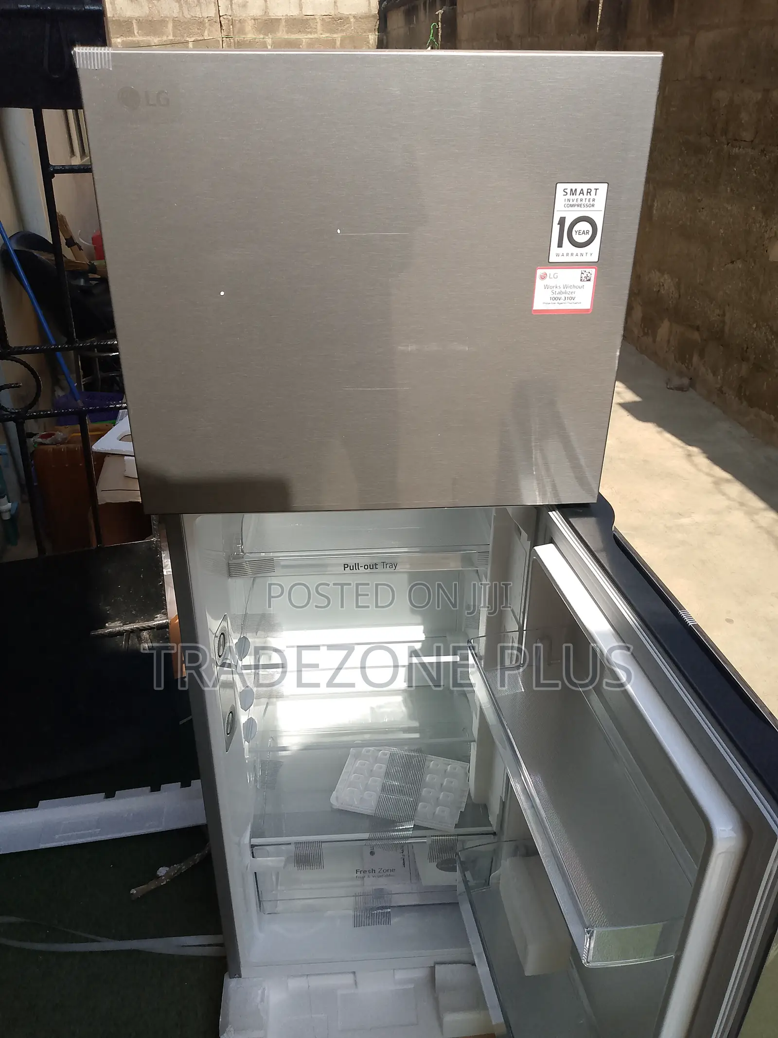 Lg Gl-B242pqkb Stylish Double Door Refrigerator