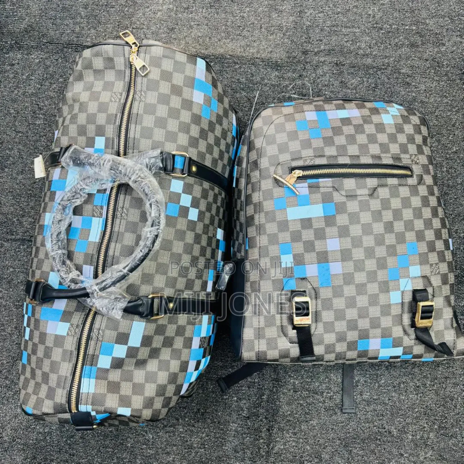 "Lv Duo: Backpack + Duffel Bag Combo"