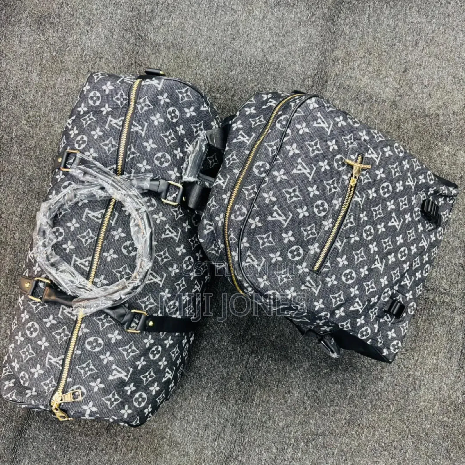 "Lv Duo: Backpack + Duffel Bag Combo"