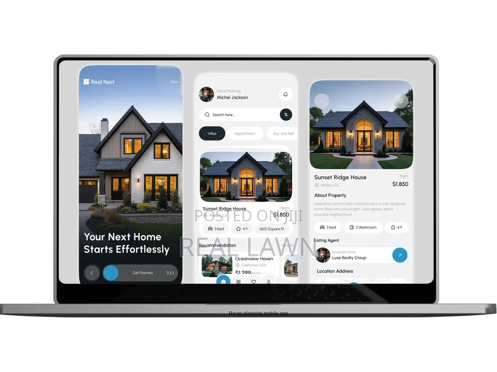 Real Estate CRM Property Listings Website