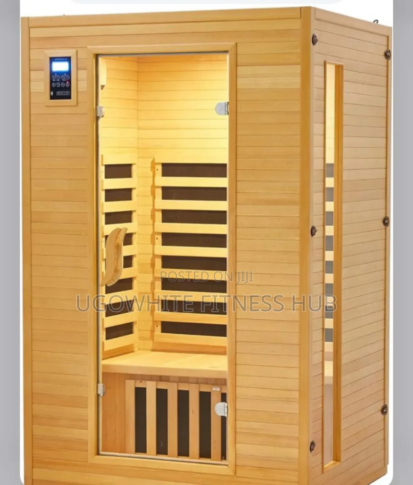 1-2 Person Infrared Home Sauna, Hemlock Wood
