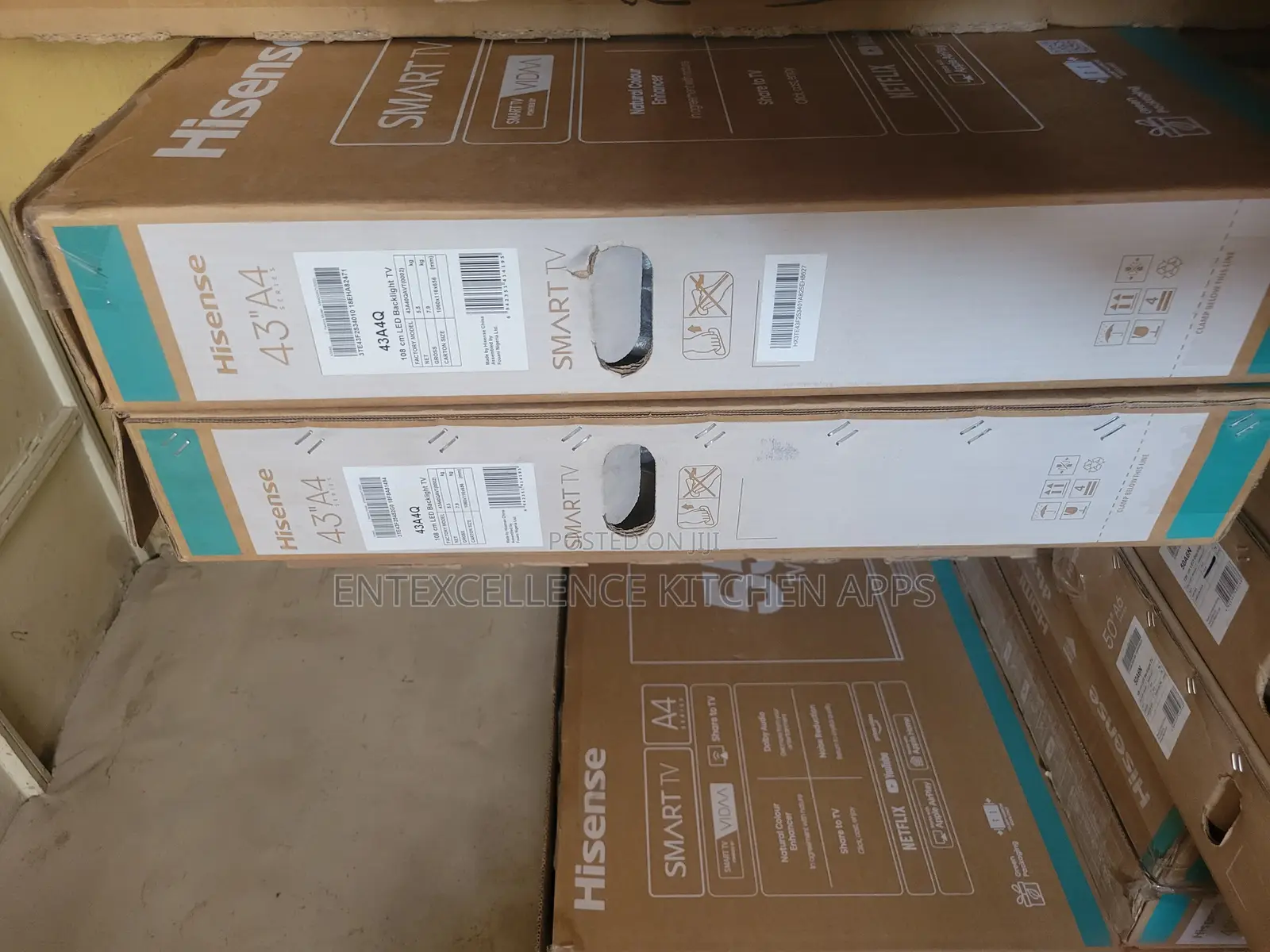 Hisense 43" Smart TV Television A4k