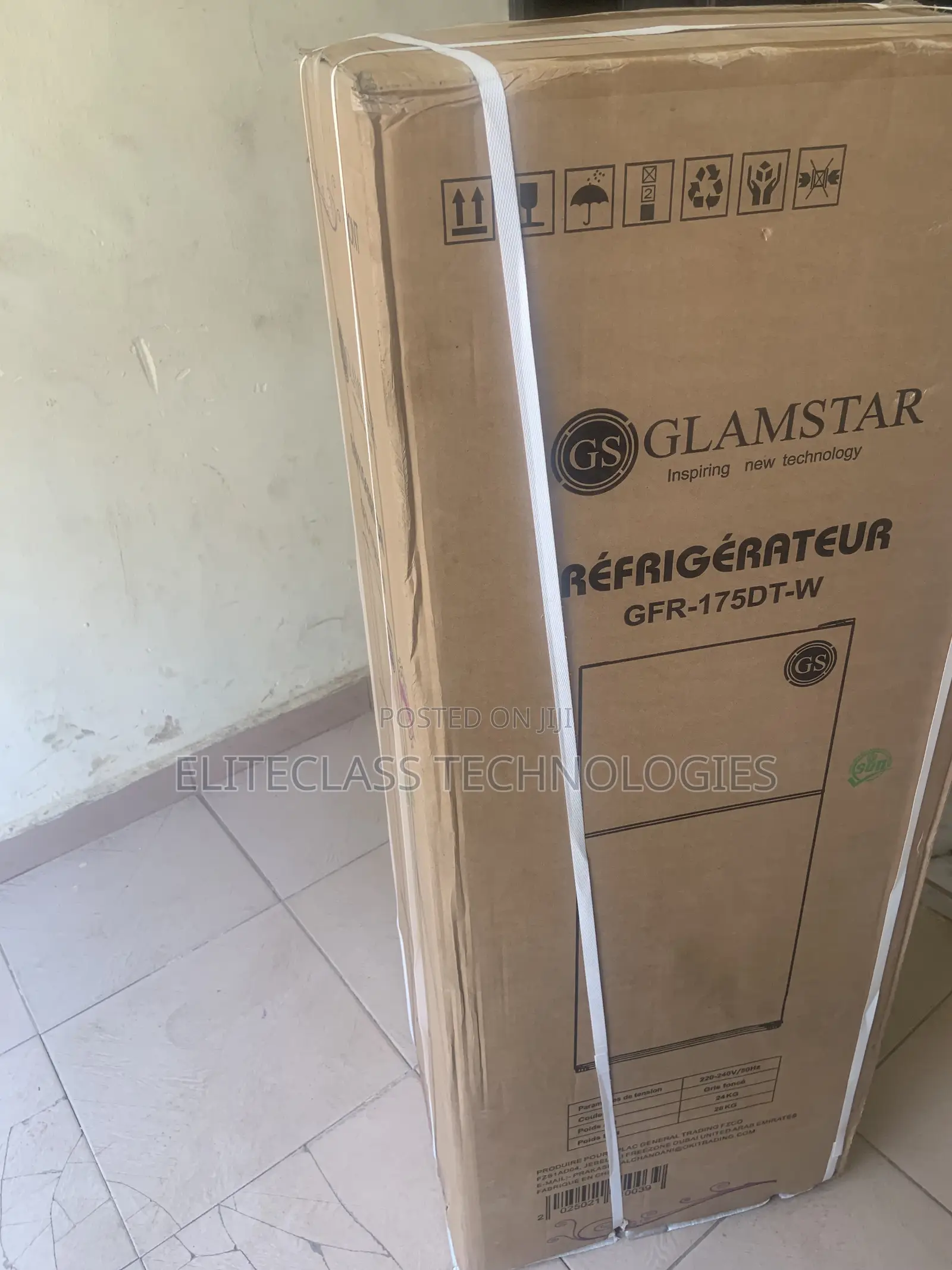 Glamstar 175l Double Door Refrigerator GFR-175dt-W