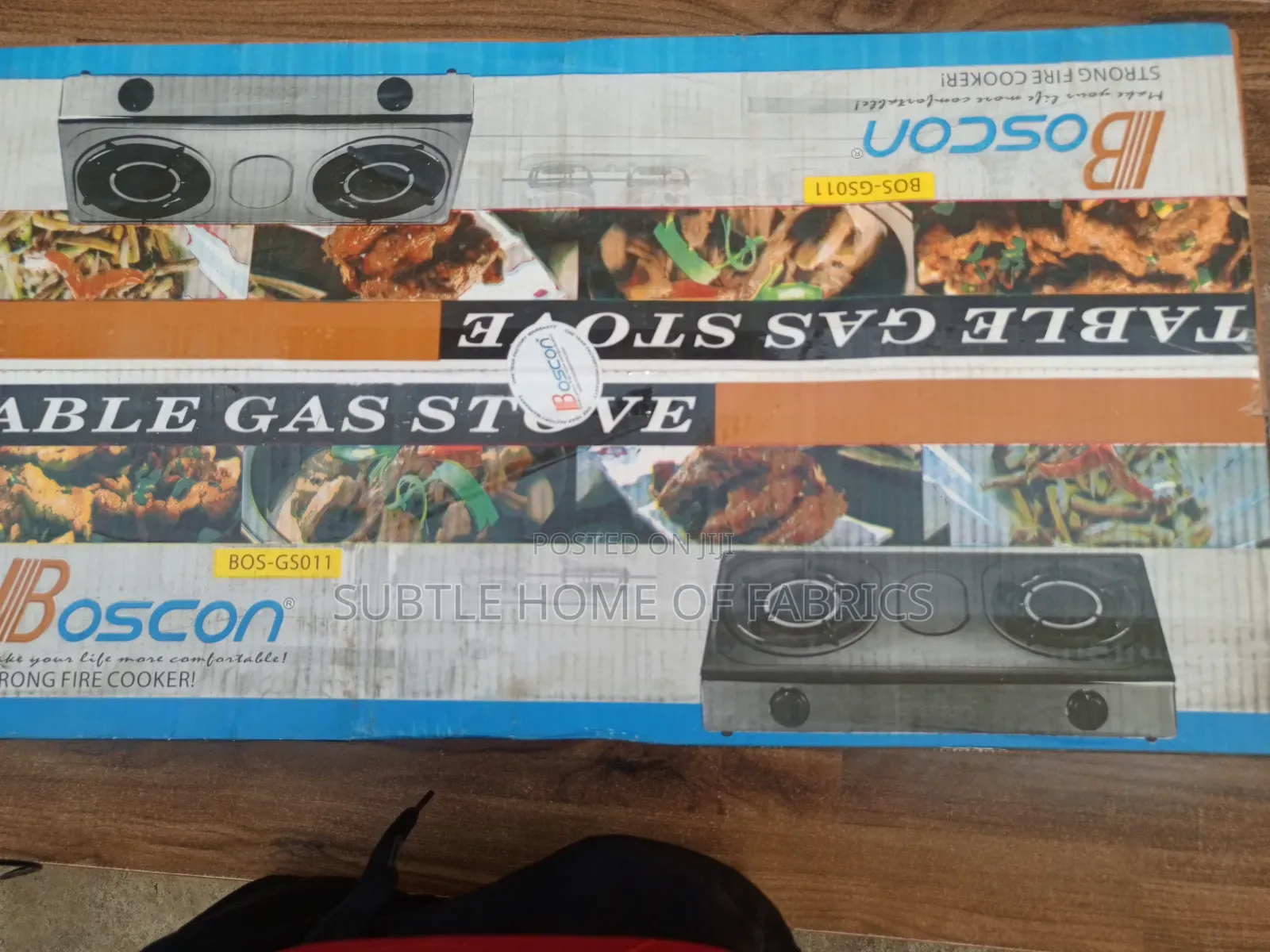 Boscon 2-Burner Gas Cooker – Strong, Fast Gas Saving