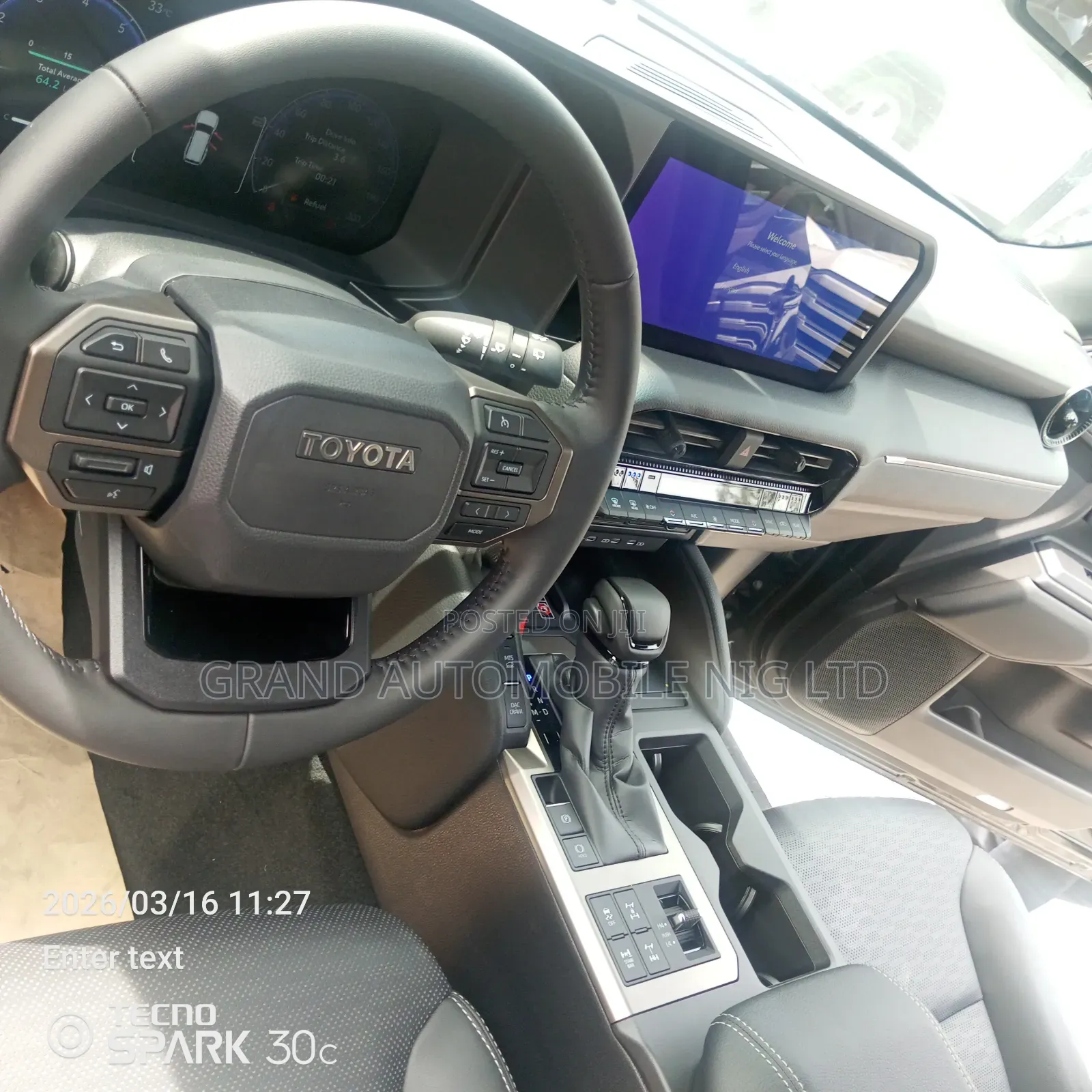 New Toyota Land Cruiser Prado 2025 Black