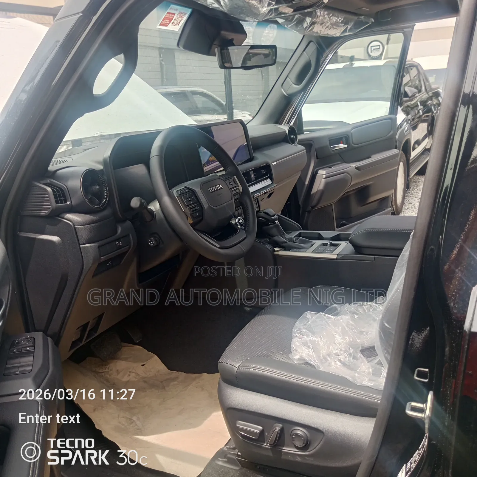 New Toyota Land Cruiser Prado 2025 Black