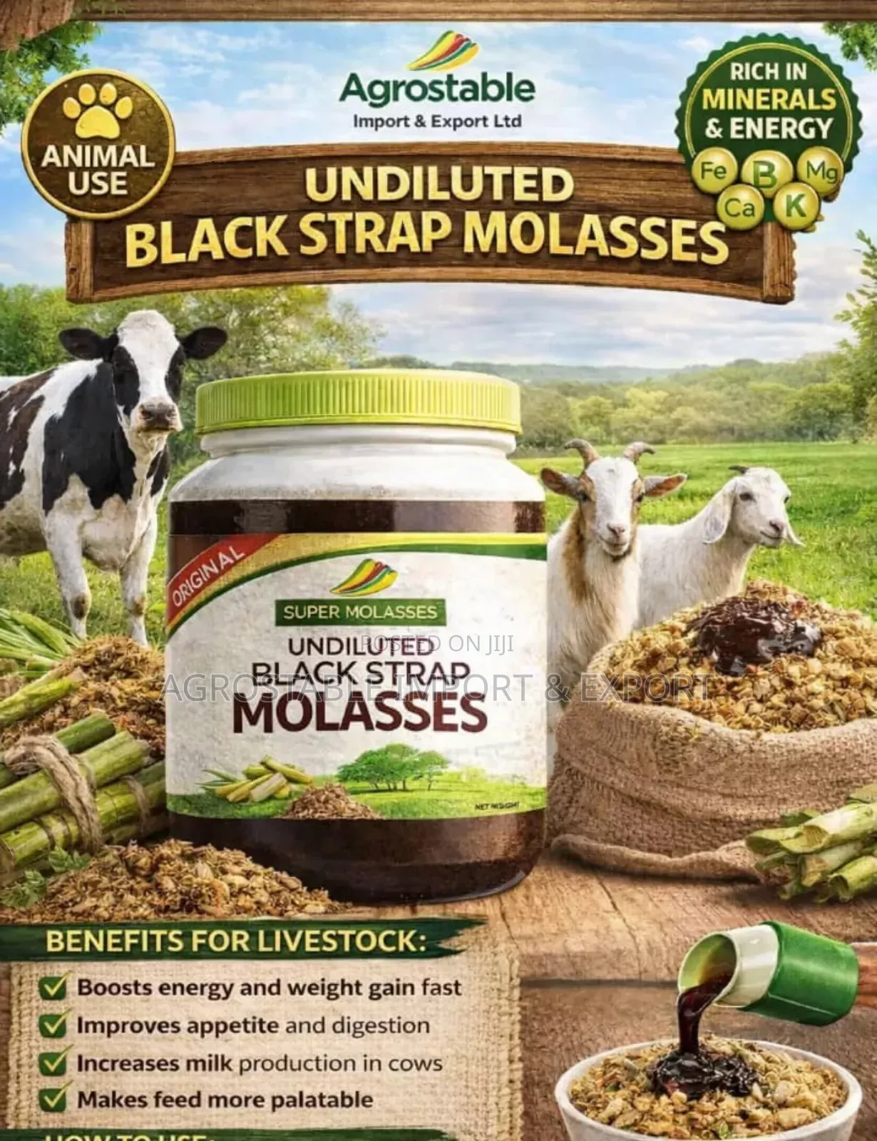 Molasses for Animal Use