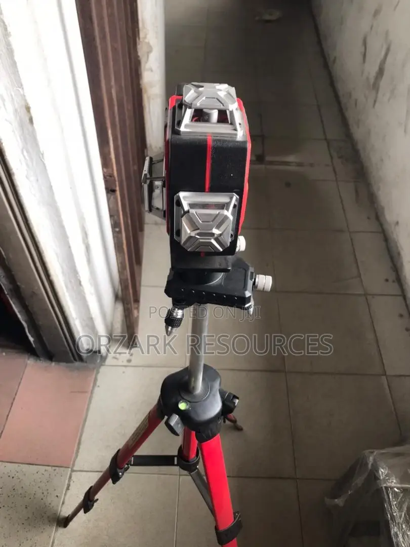 Lfine 4d 16-line Green Laser Level Kit With Tripod And Accessories