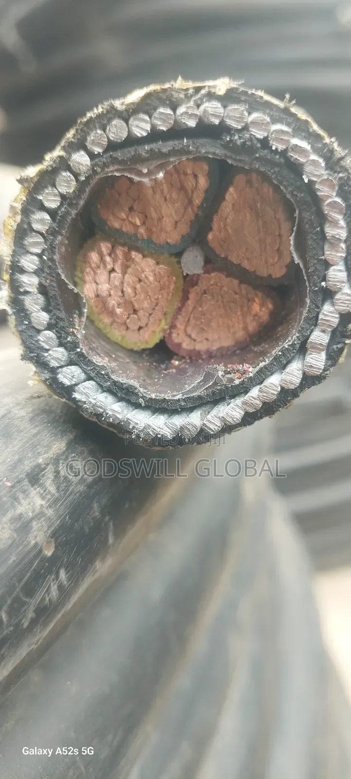 120mmx4core Amoured Cable