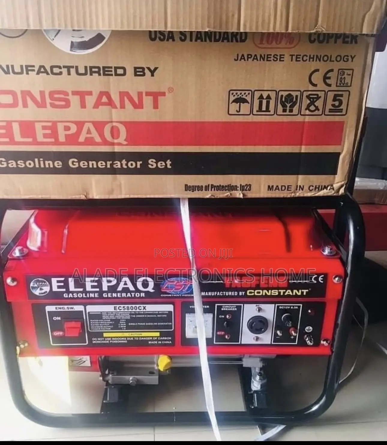 Original Elepaq Constant Generator 4.5kva. 100% Copper