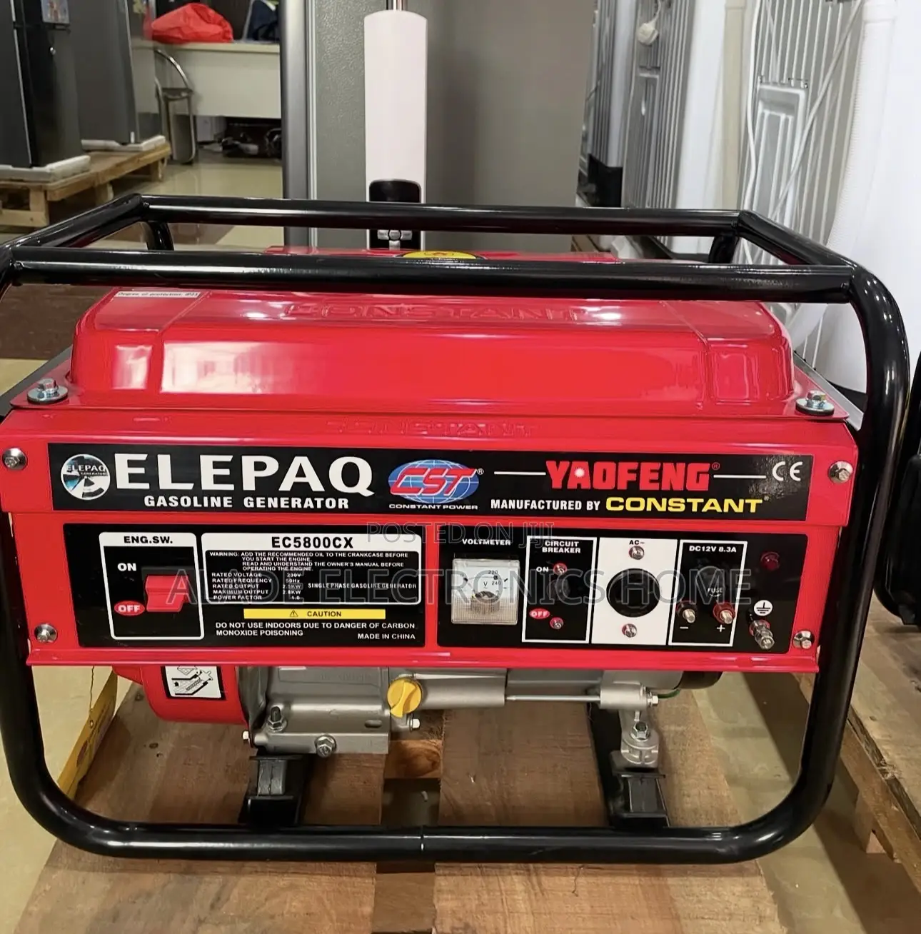Original Elepaq Constant Generator 4.5kva. 100% Copper