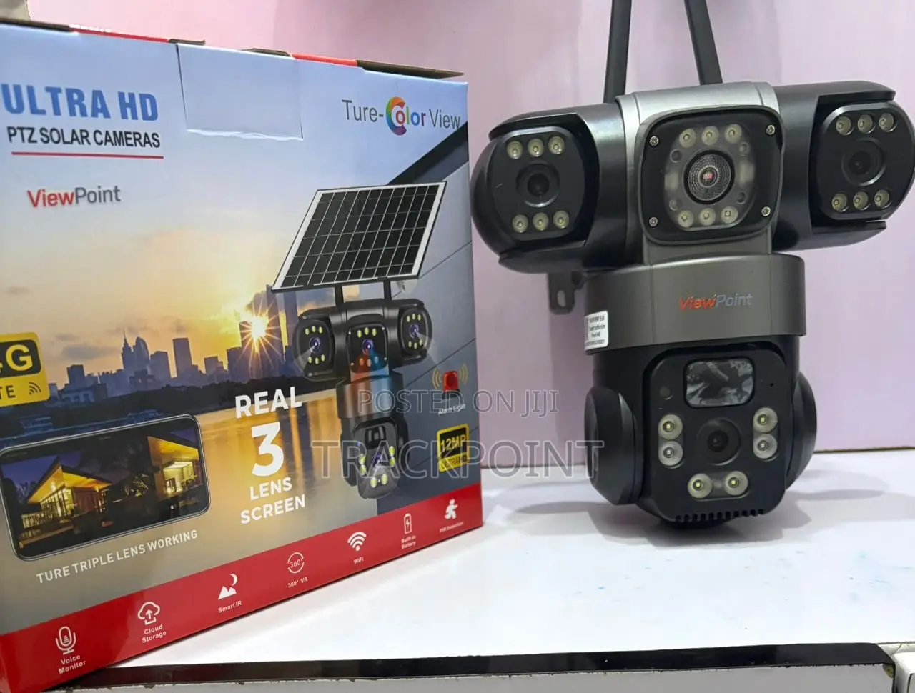 Wireless PTZ Solar CCTV — Easy to Install, Easy to Control