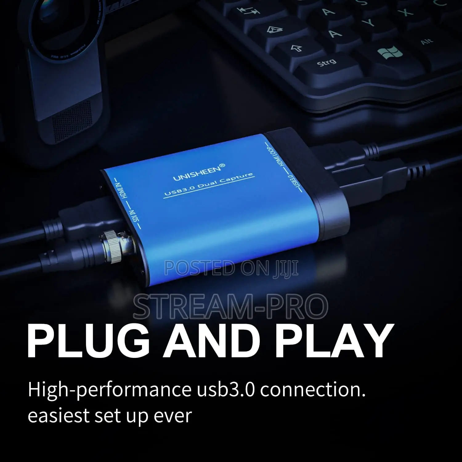 Unisheen Uc3300hs Dual Sdi Hdmi Video Capture Box 1080p