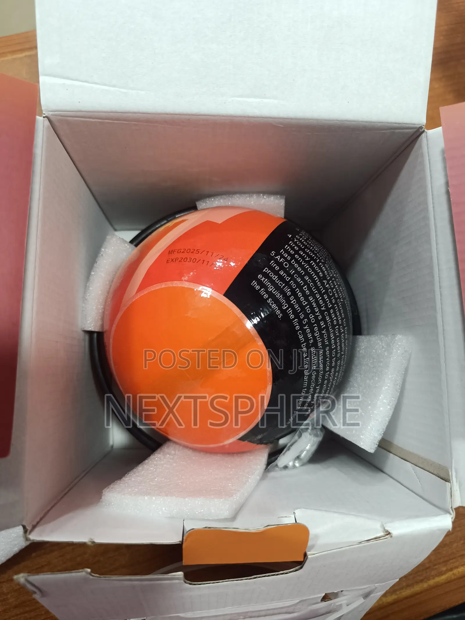 Fire Extinguisher Ball Auto Fire Off Fireball