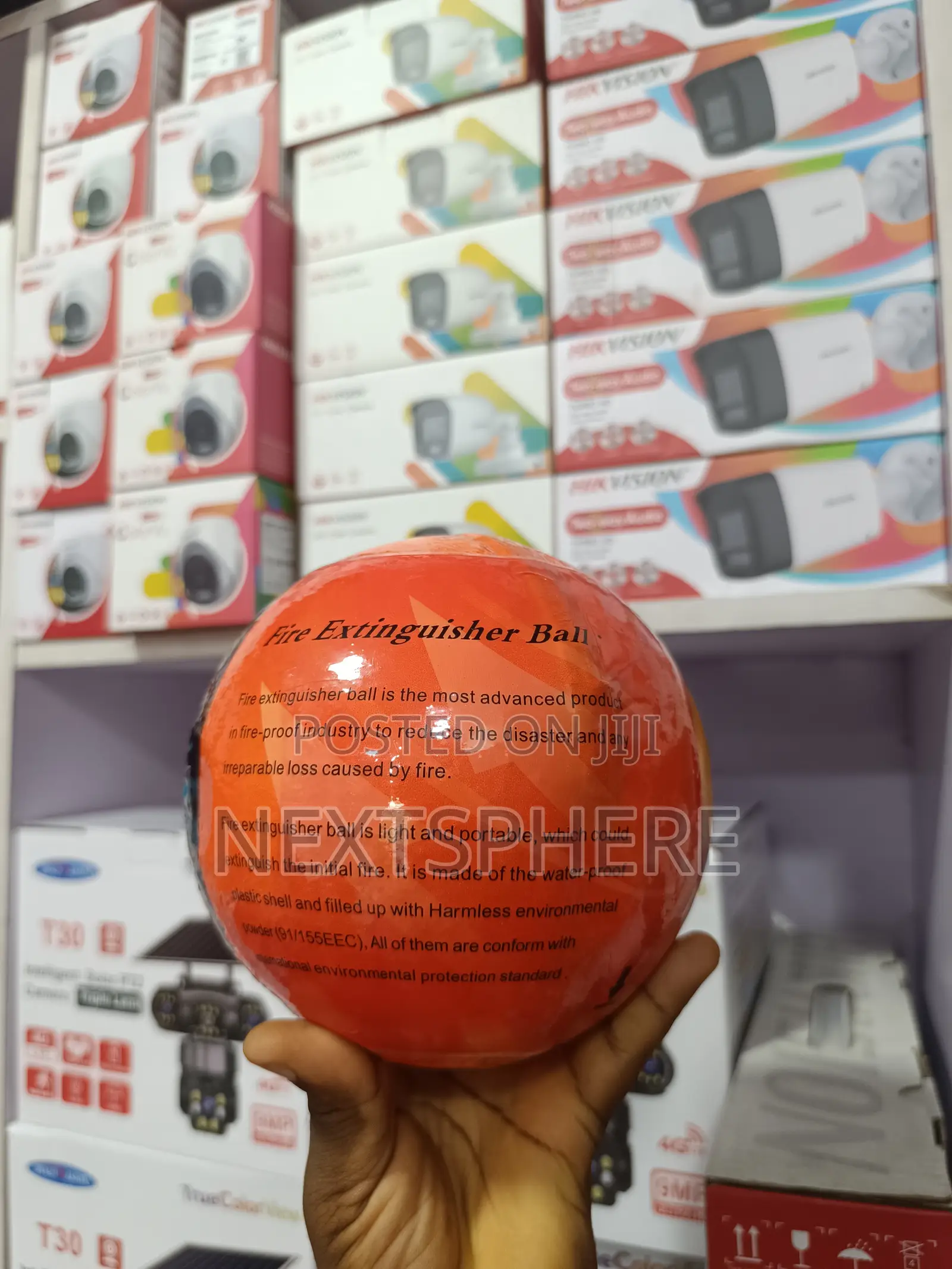 Fire Extinguisher Ball Auto Fire Off Fireball