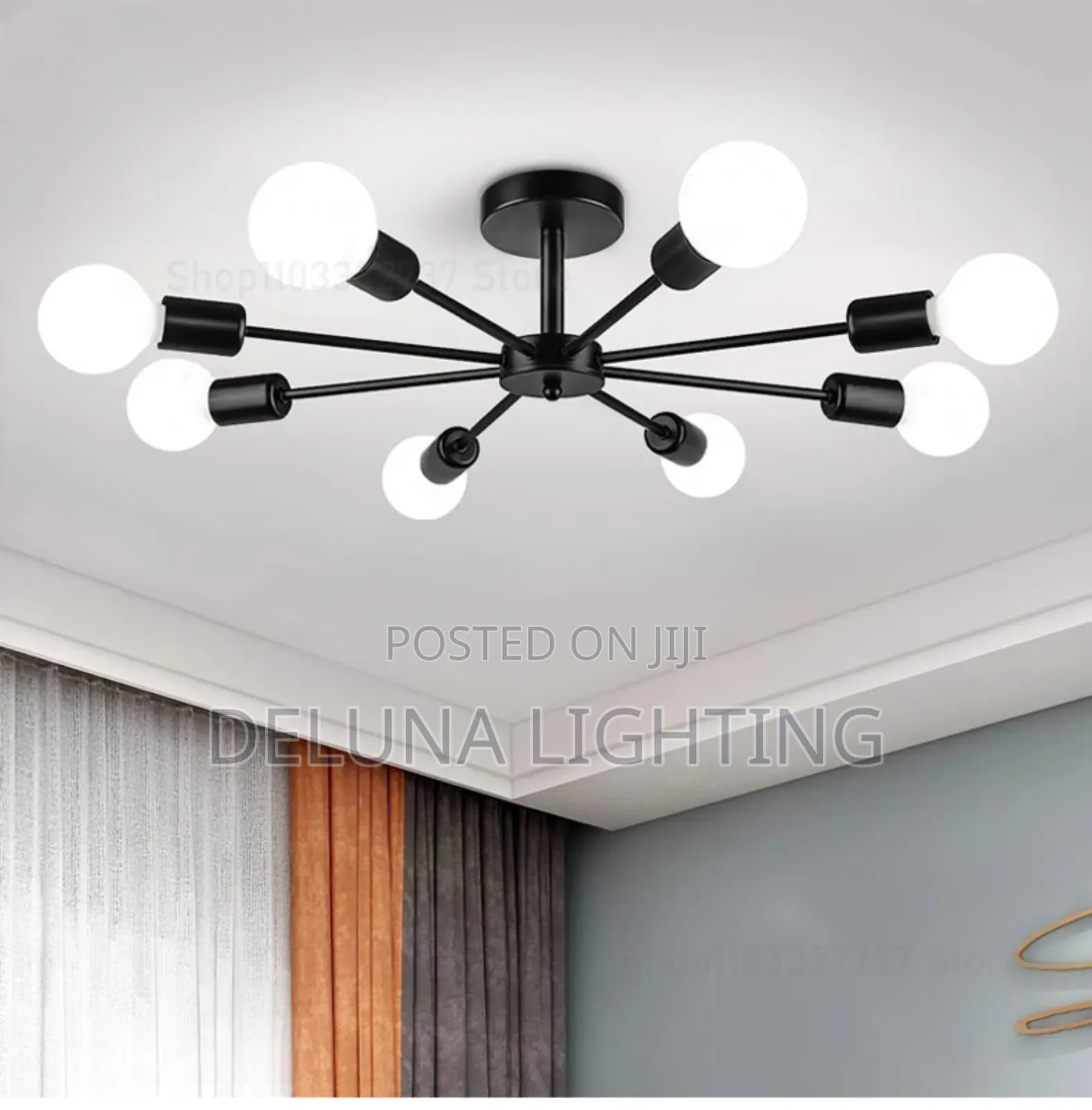 Modern Elegant Sputnik LED Ceiling Chandelier – Stylish Nordic Design