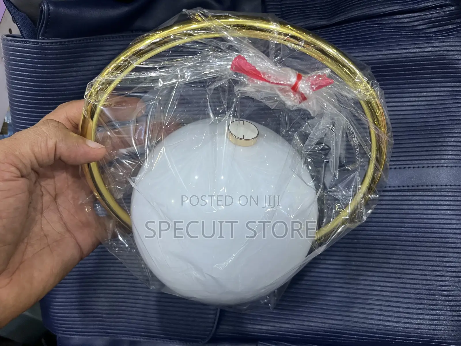 Globe Purse — Sky White
