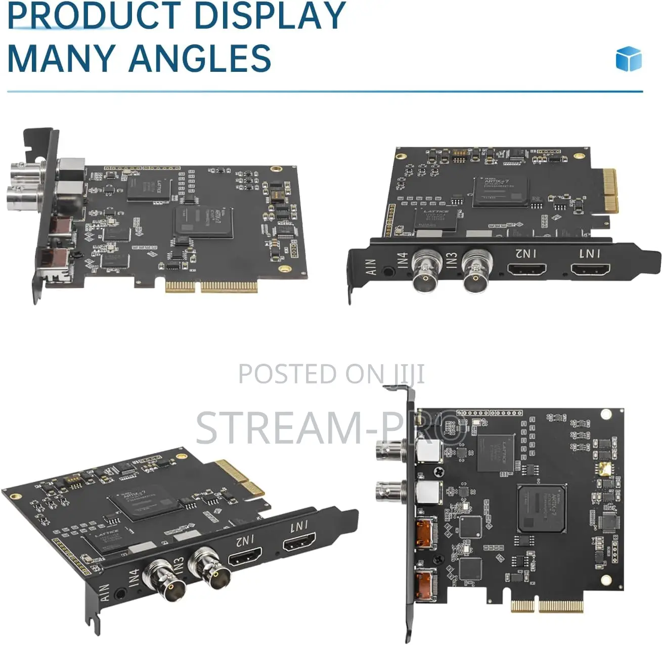 Unisheen Uc3540hs 4 Channel Sdi Hdmi Video Capture Pcie Card