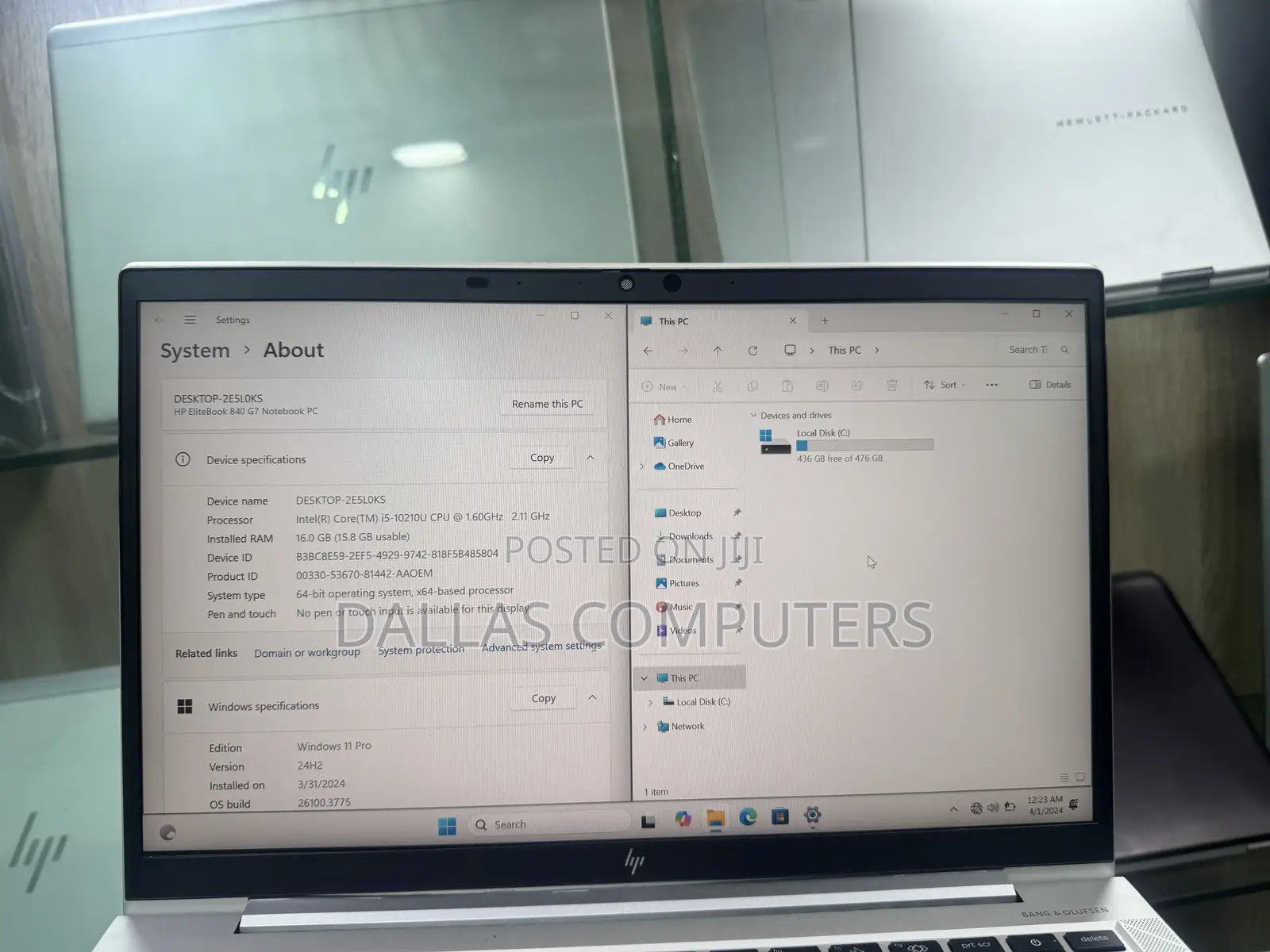 Laptop HP EliteBook 840 G7 16GB Intel Core i5 SSD 512GB