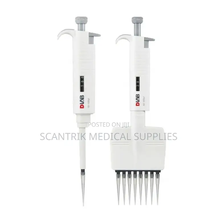 Ergonomic 12-Channel Adjustable Micropipette for Microplate Applicatio