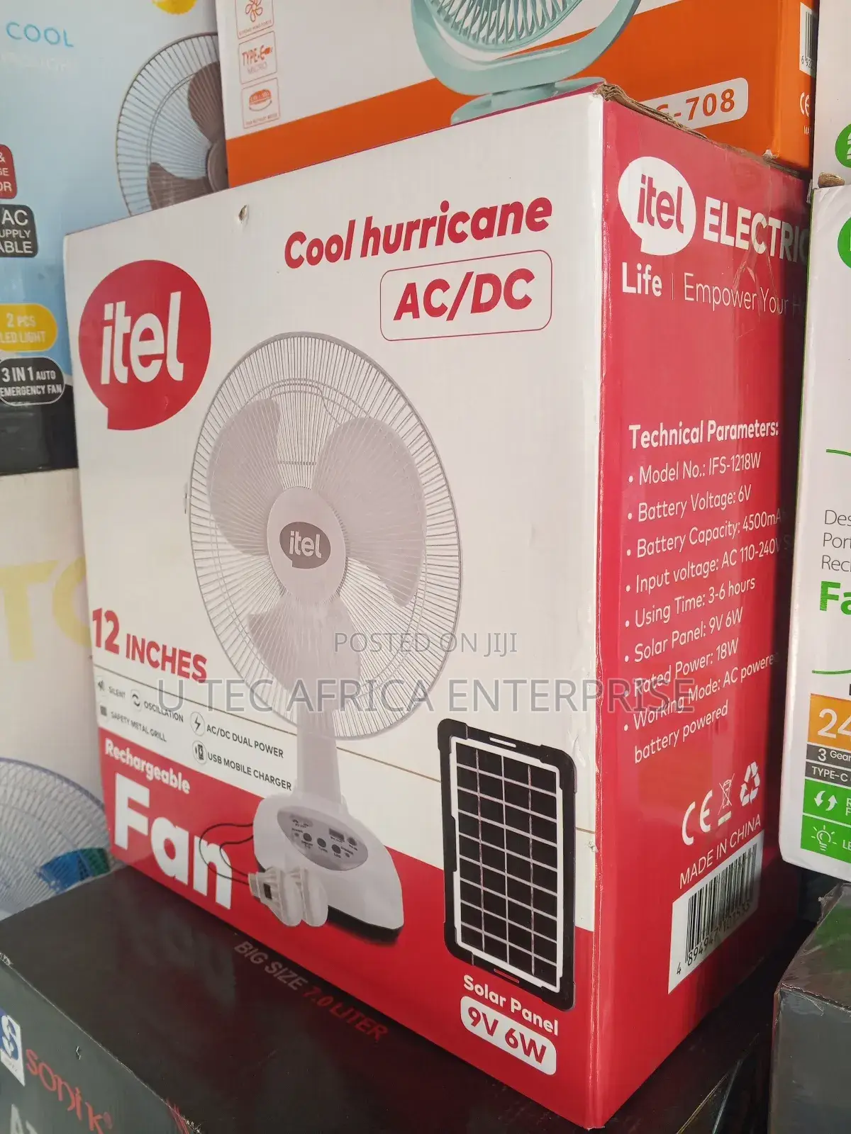 Rechargeable Fan