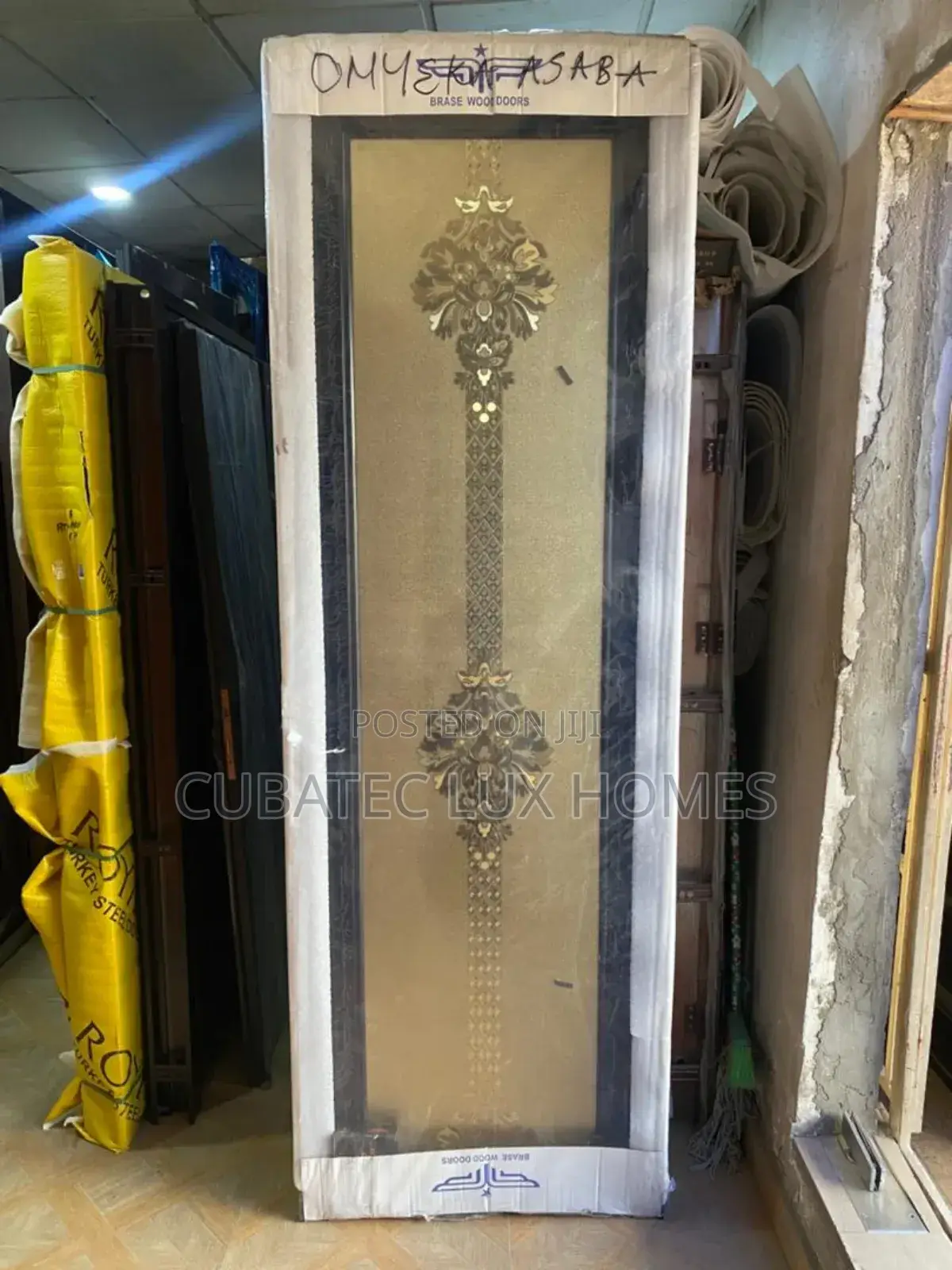 8ft Full Glass Bathroom Door