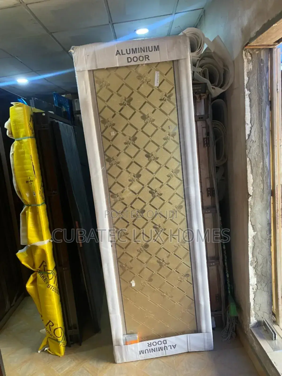 8ft Full Glass Bathroom Door