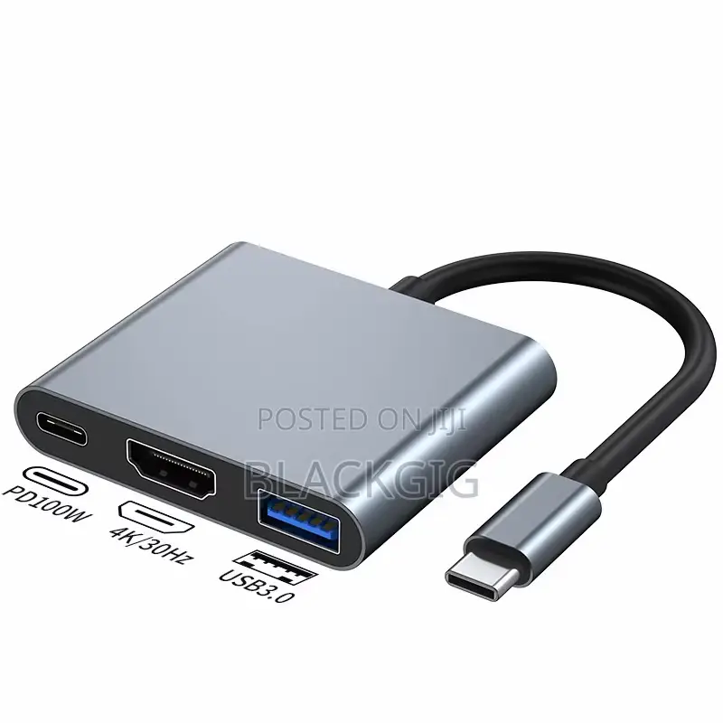 3in1 Typec Hdmi Usb Hub Docking Charging Laptop Phone Dock Station