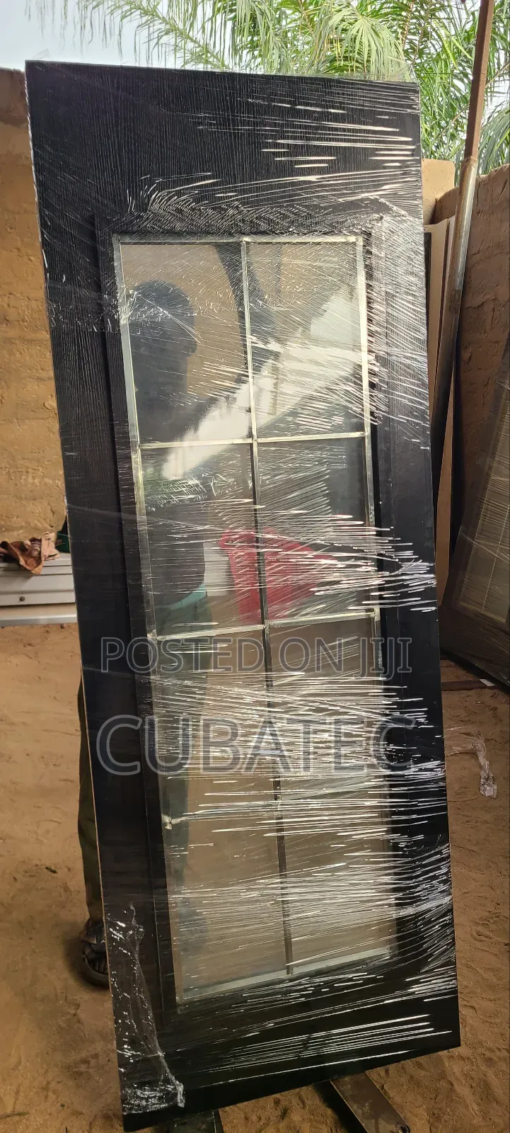 Wooden Door Double Glass