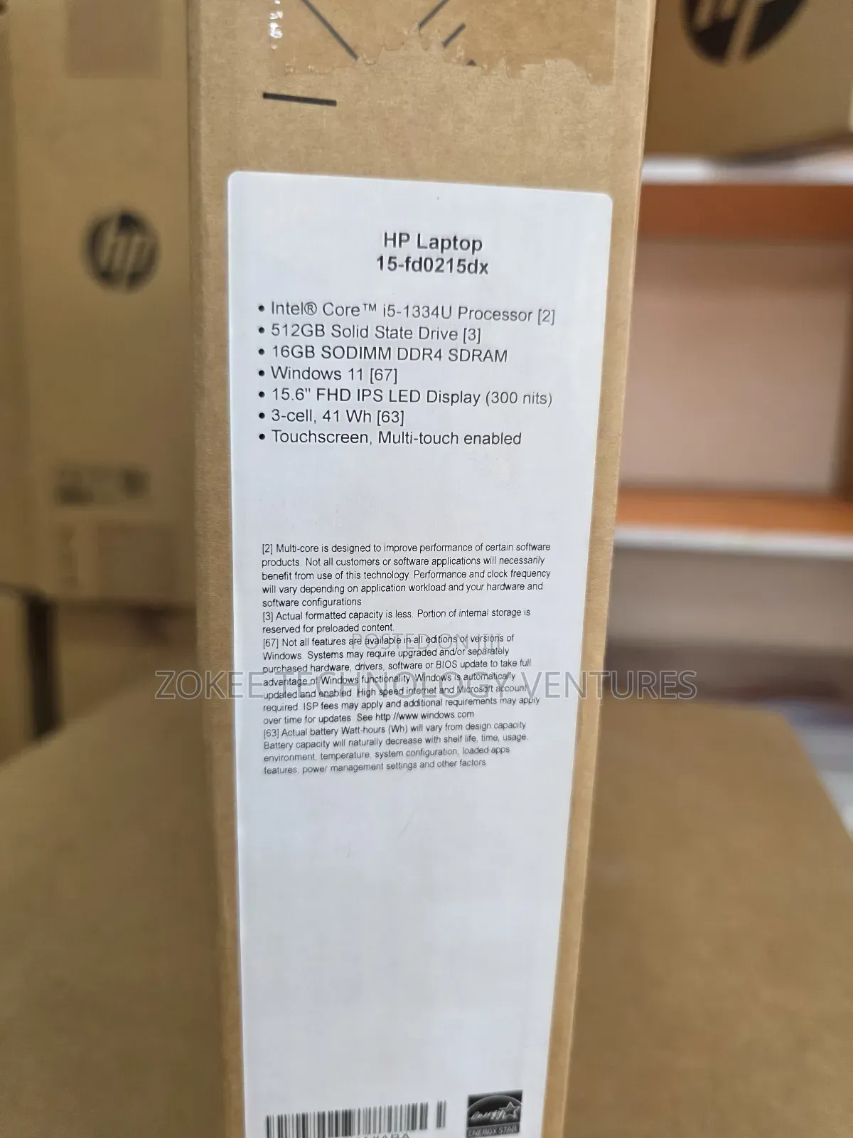 New Laptop HP 15 1GB Intel Core i5 SSD 512GB