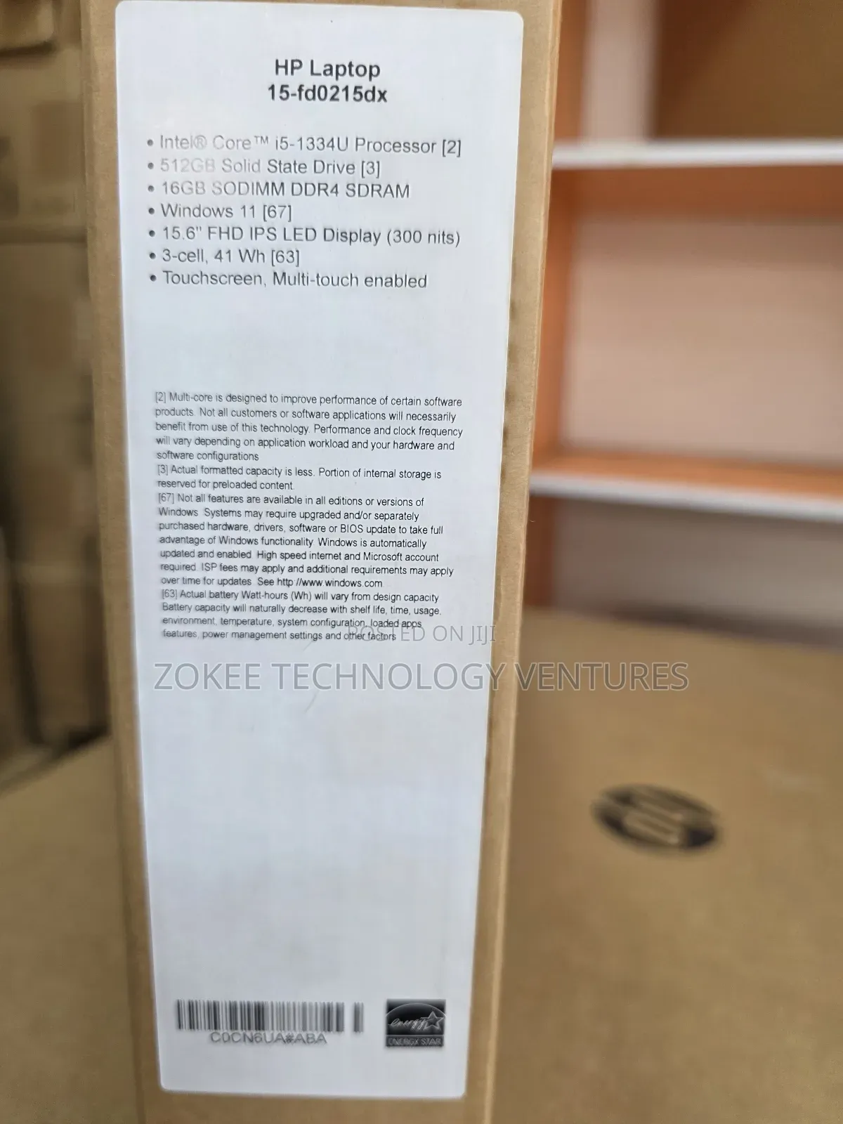 New Laptop HP 15 1GB Intel Core i5 SSD 512GB