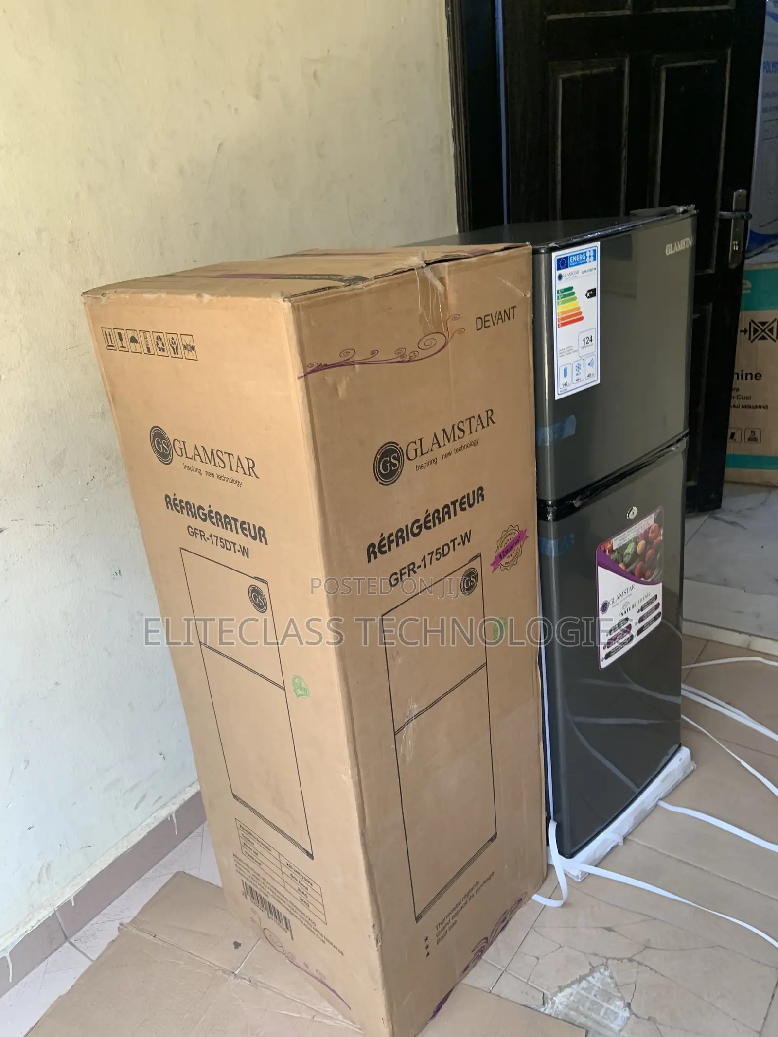 Glamstar Kitchen Fridge 175l GFR-175dt-W