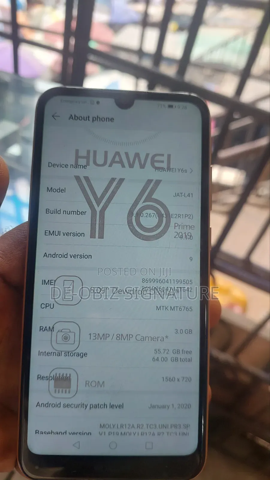 Huawei Y6 2019 32 GB Gold