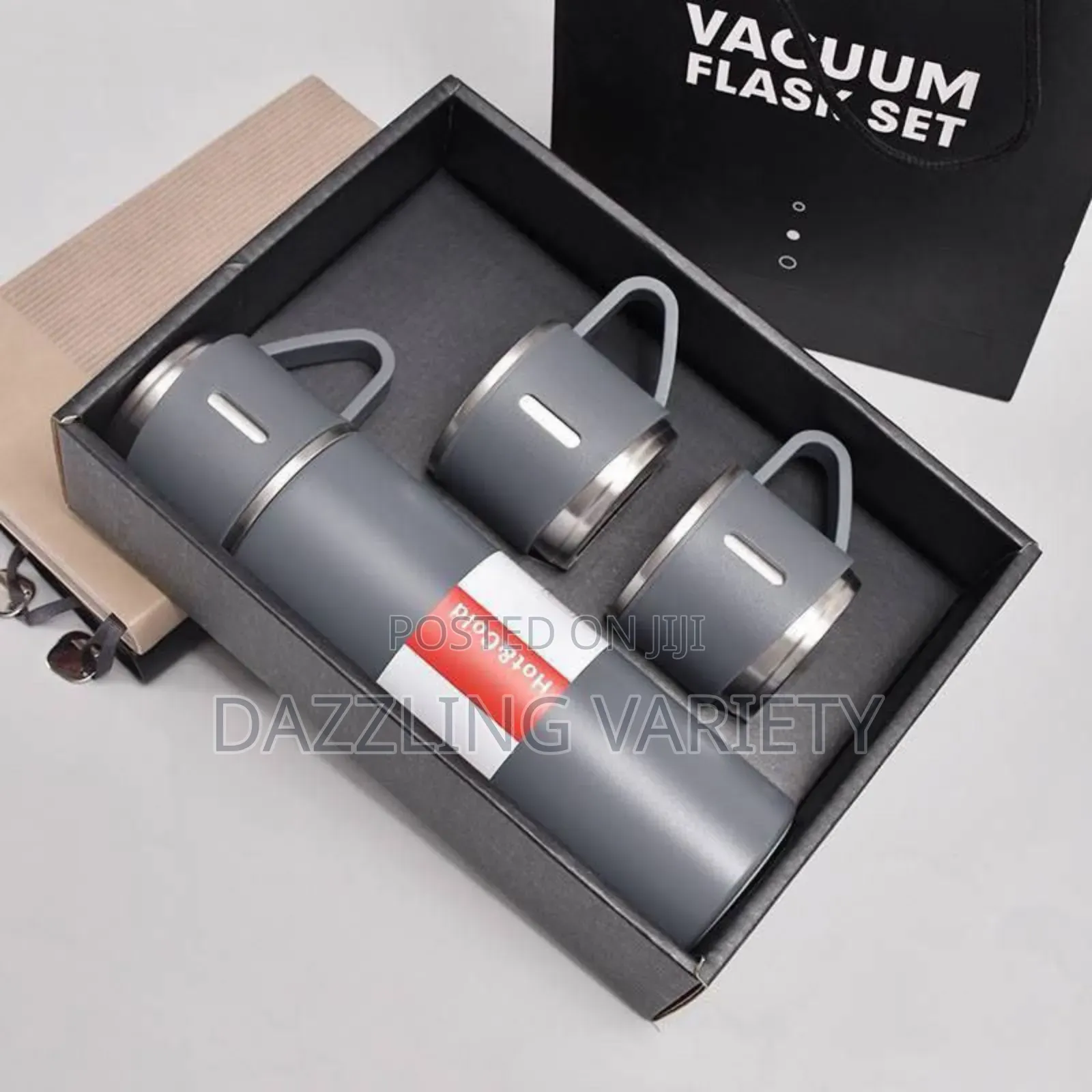 High-Quality 3-in-1 Insulated Vacuum Flask Gift Set