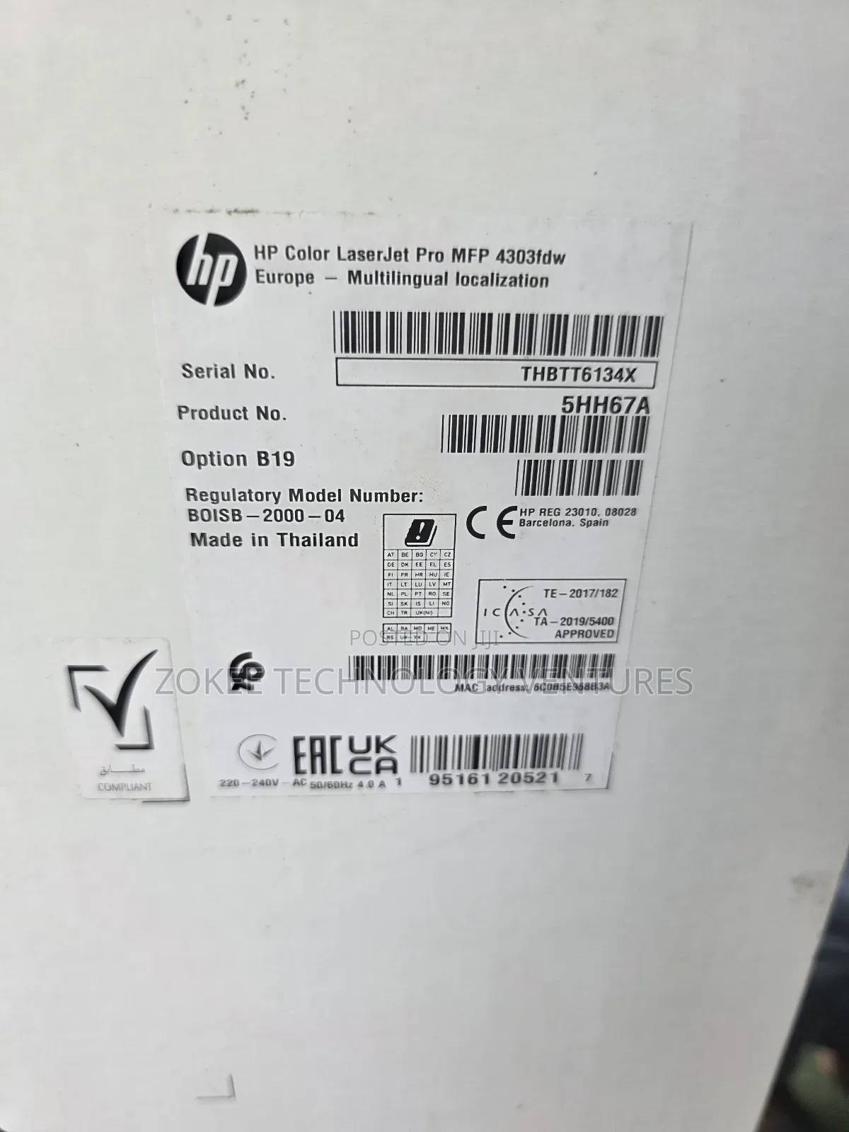 Hp Color Laserjet Pro Mf0 4303fdw