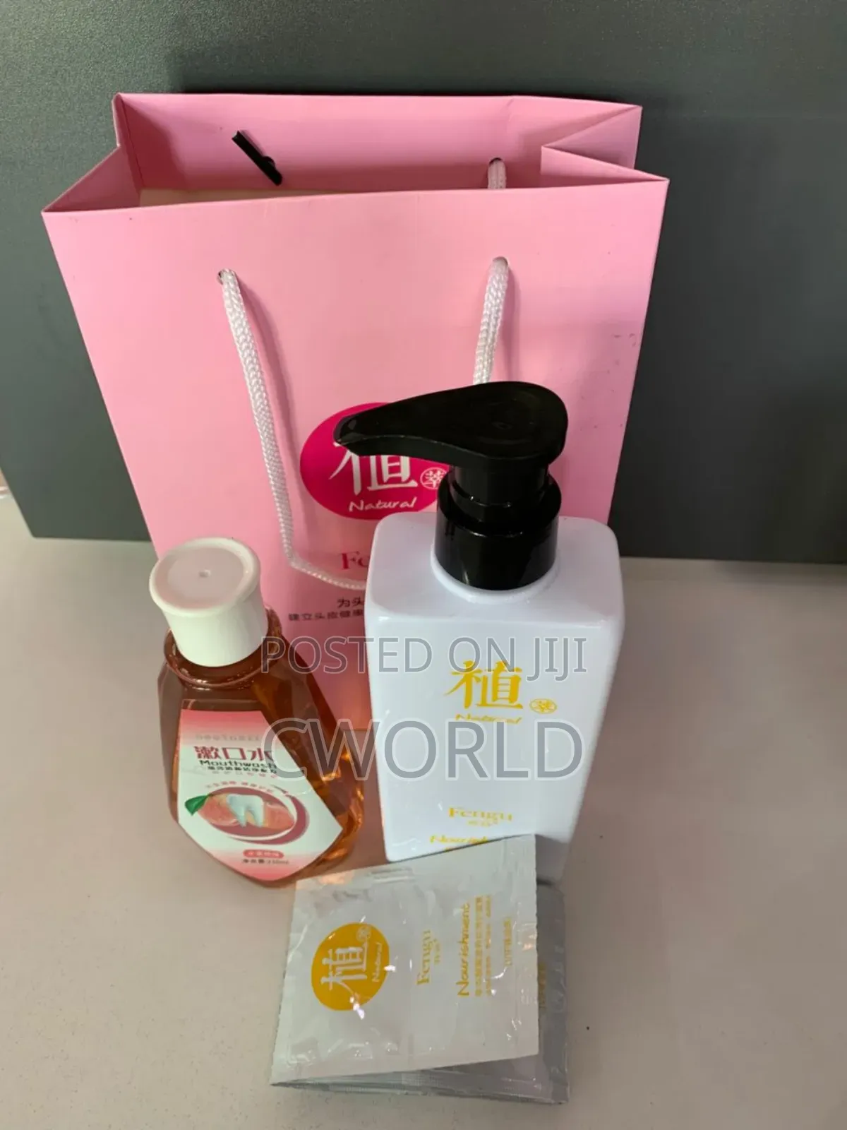 Hair Conditioner/Sachet Shampoo/Apple Mouthwash