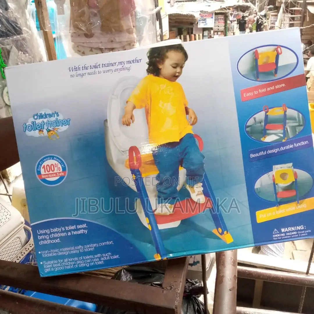 Foldable Children Toilet Training Ladder Seat for Potty