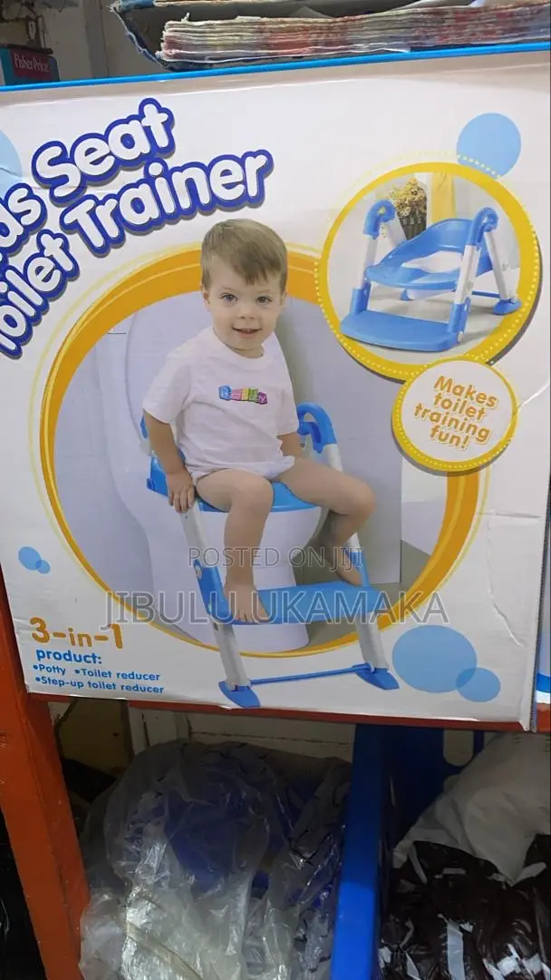Foldable Children Toilet Training Ladder Seat for Potty