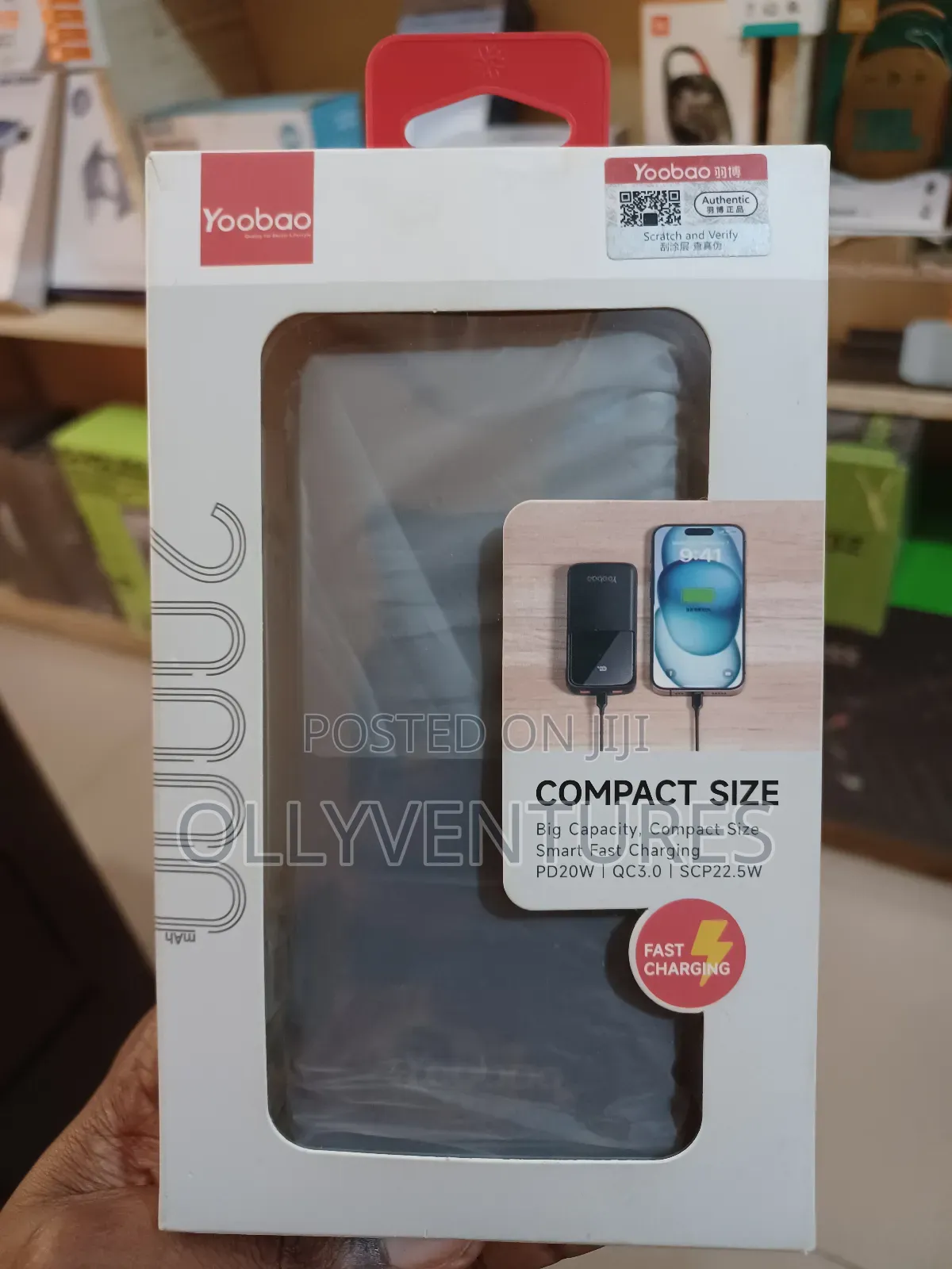Yoobao Powerbank Compact Size Q21 20000mah