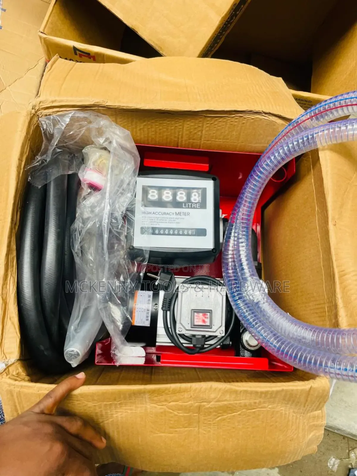 Portable Fuel Transfer Pump With Meter
