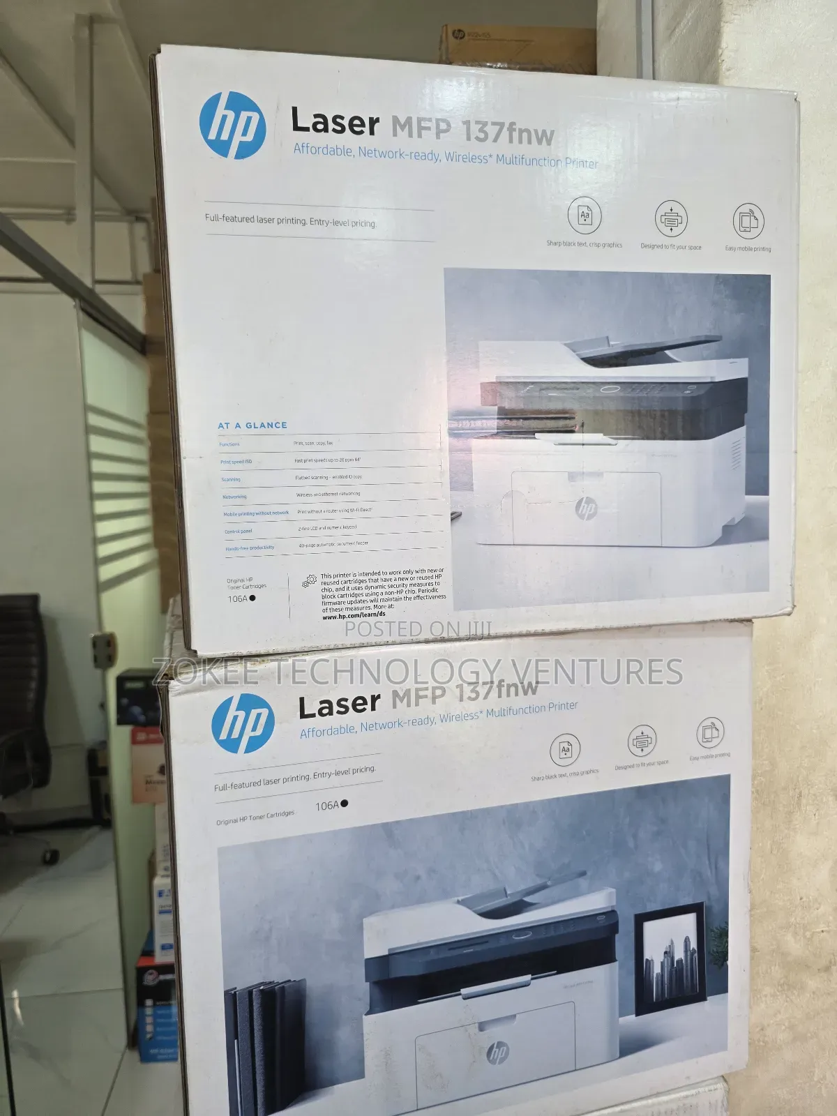 Hp Printer Laser MFP 137fnw