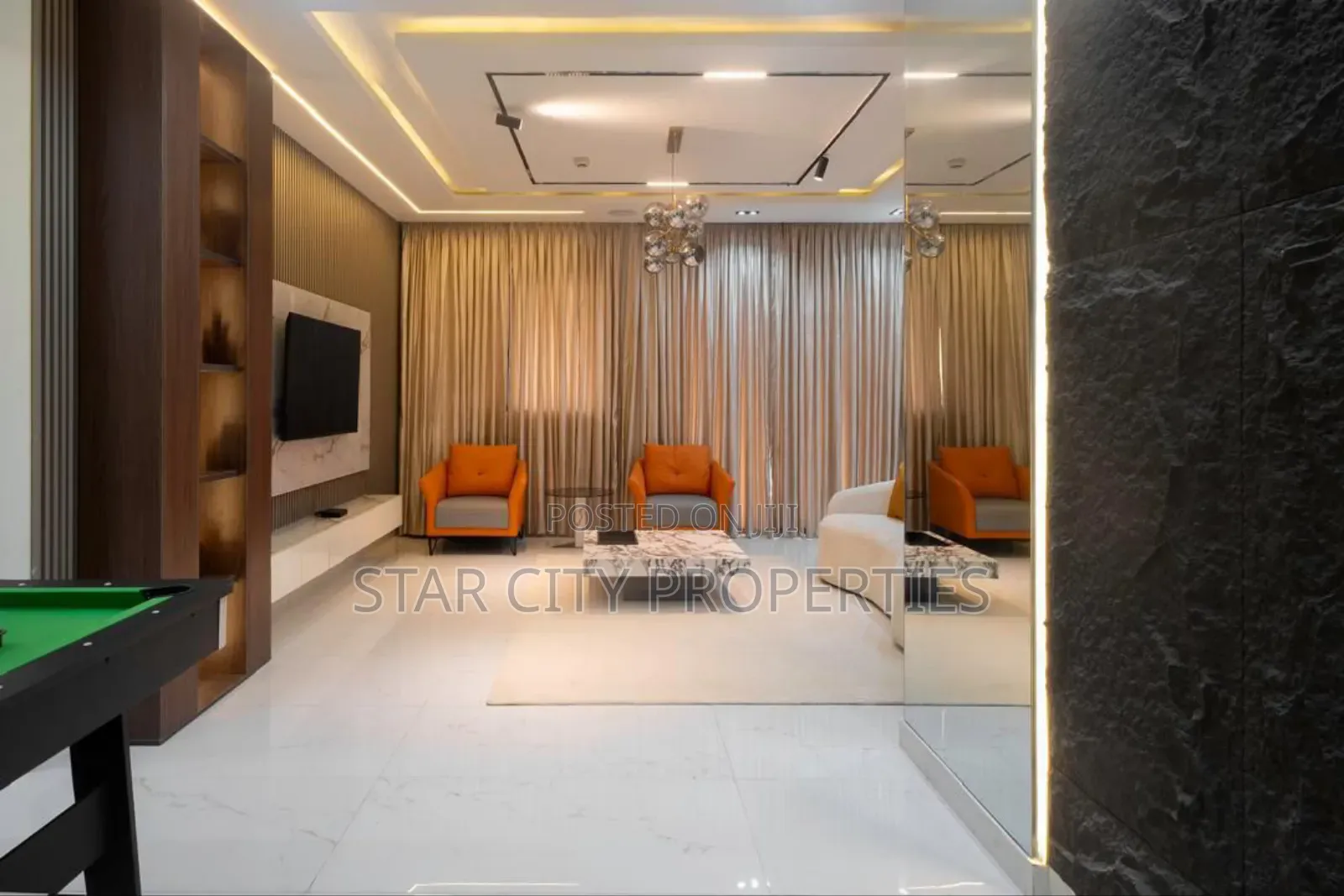 Furnished 3bdrm Apartment in Banana Island for rent