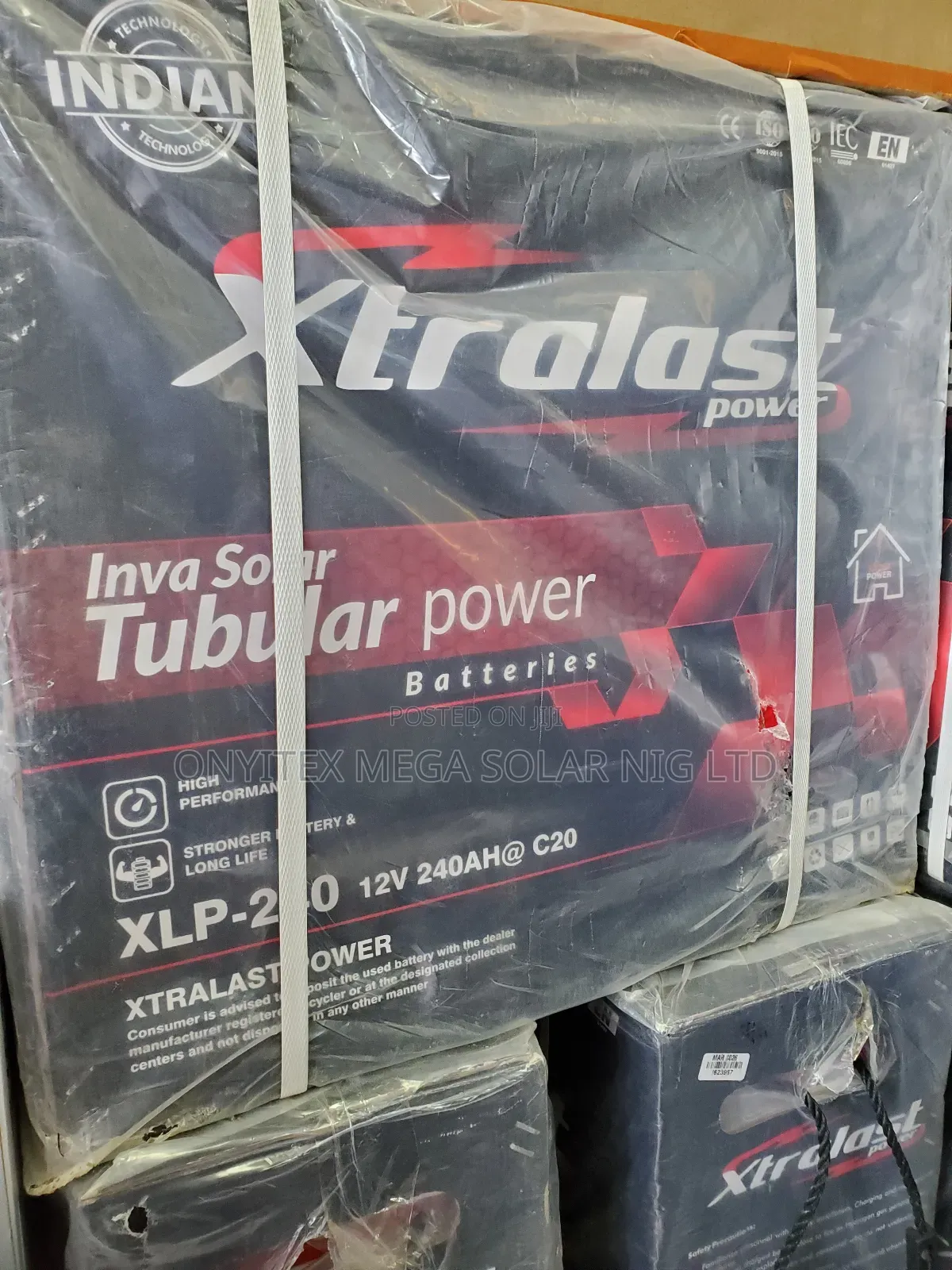 Xtralast Tubular Battery 240ah 12v With Warranty