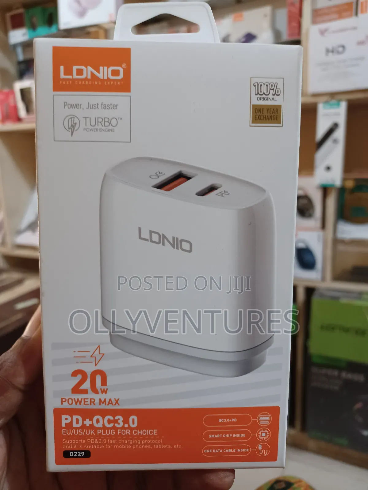 Ldnio Super Fast Charger 20w Pd+Qc3.0