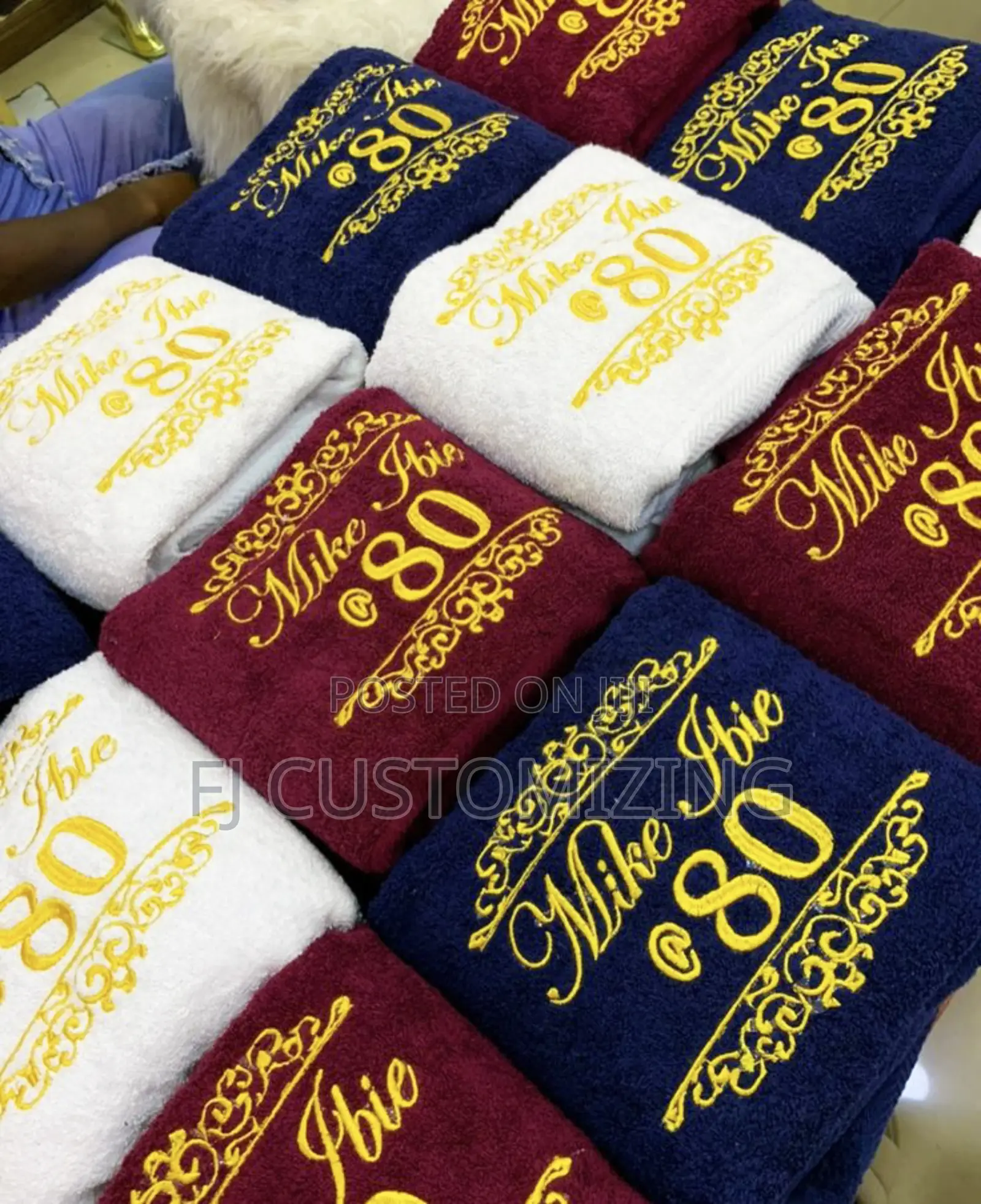 Customized Towels, Embroidered Towels, Personalized, Gifts, Branded
