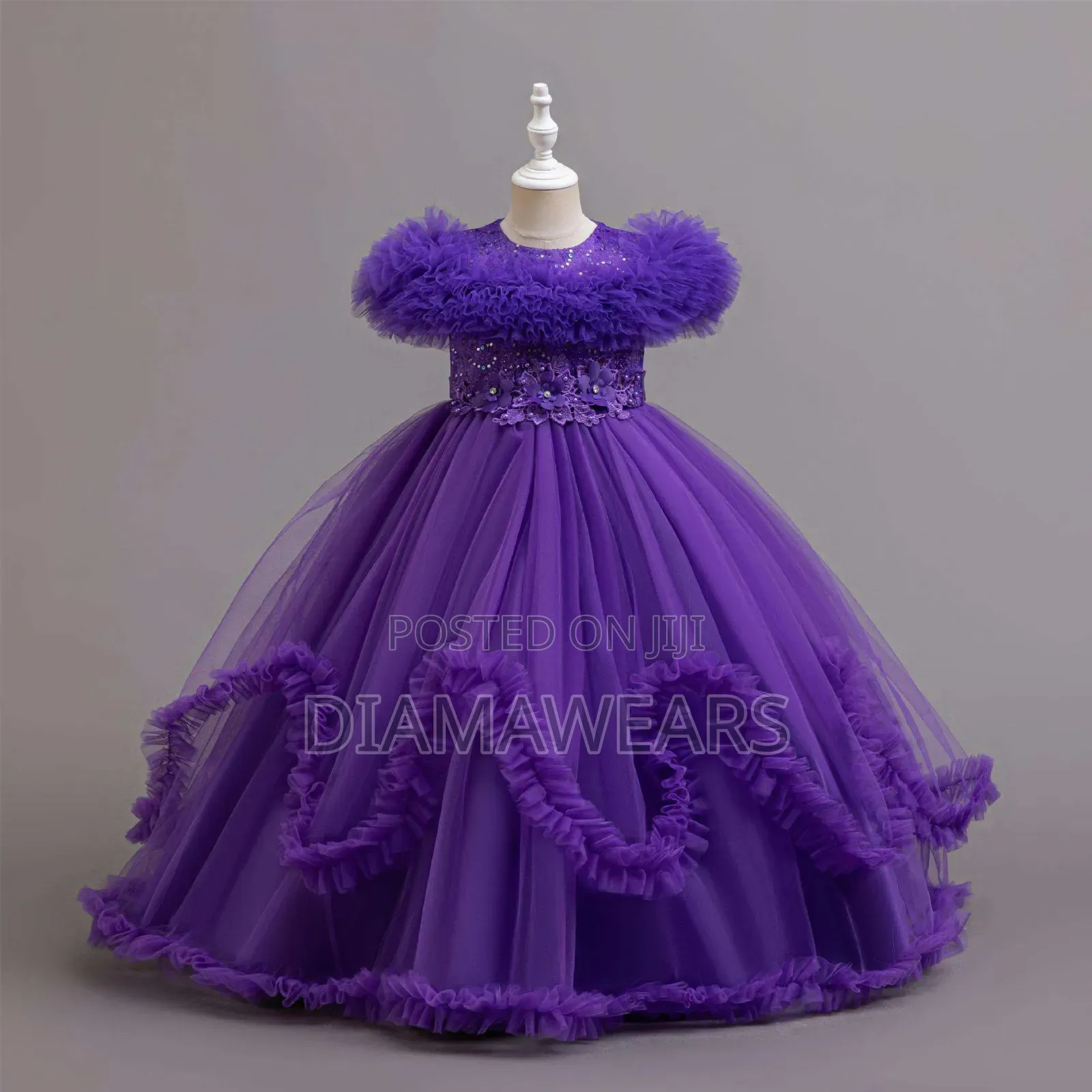 Purple Princess New Arrival, Sequine Royal Full Ball Gown