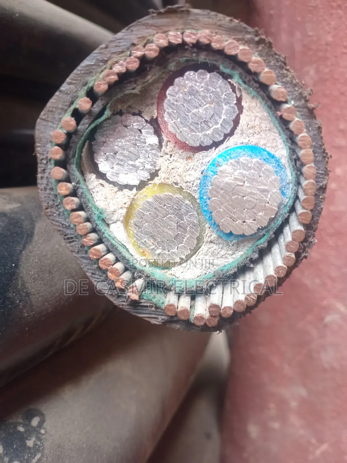 4x120mm2 Aluminium Armoured Cable