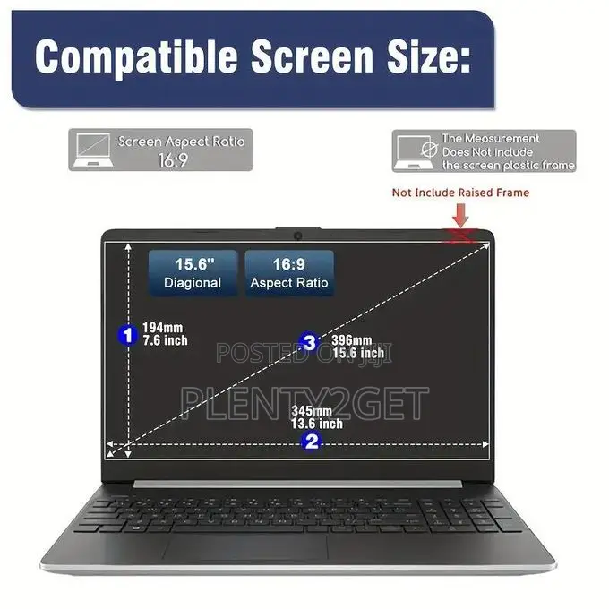 2pcs Hd Transparent Screen Protector for Lenovo, Dell, Asus, Huawei Ch