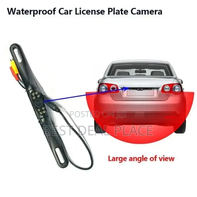 Car License Plate Hd Day And Night Vision Camera Waterproof