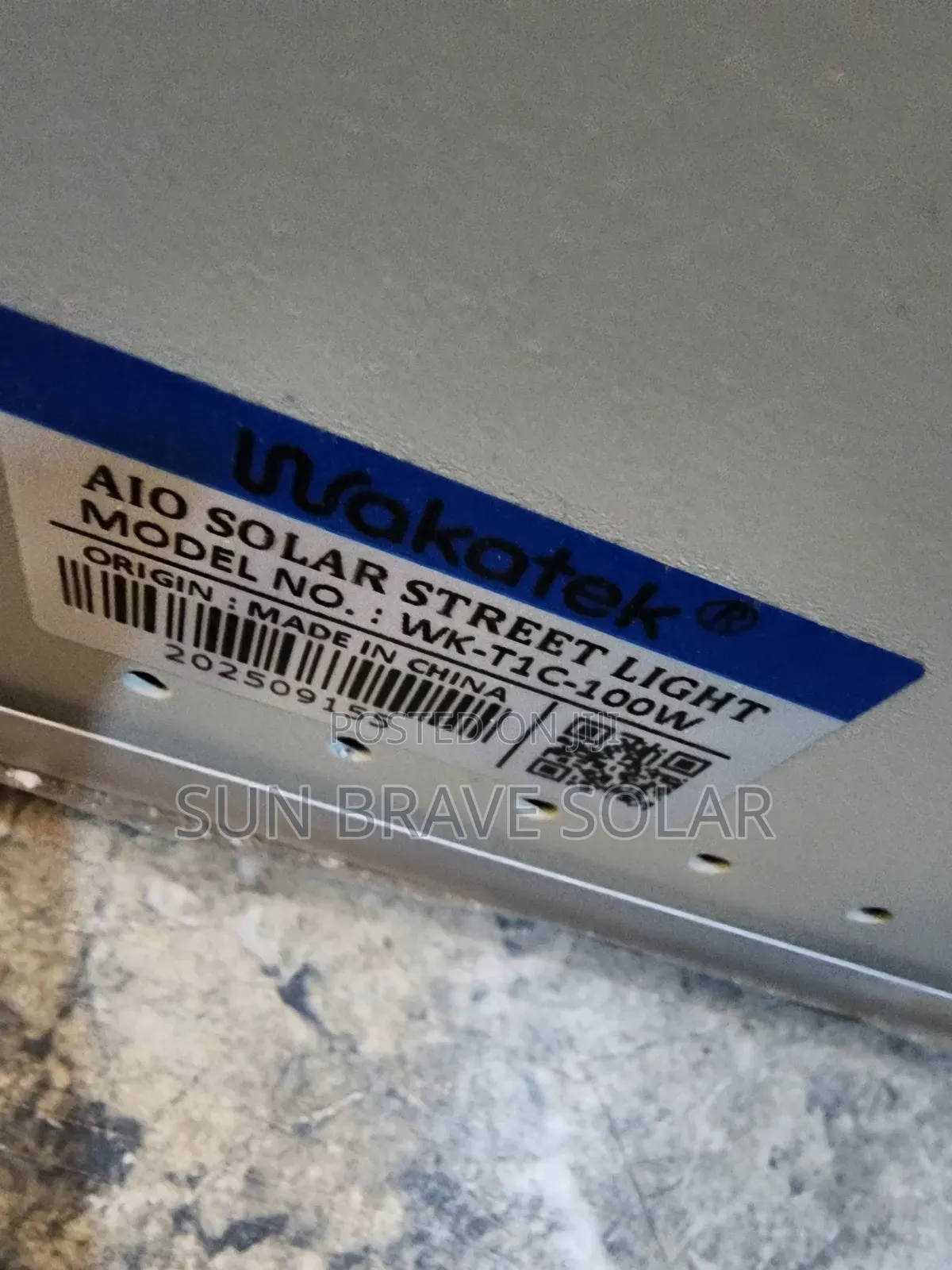 100w Wakatek All In One Solar Street Light Available Now
